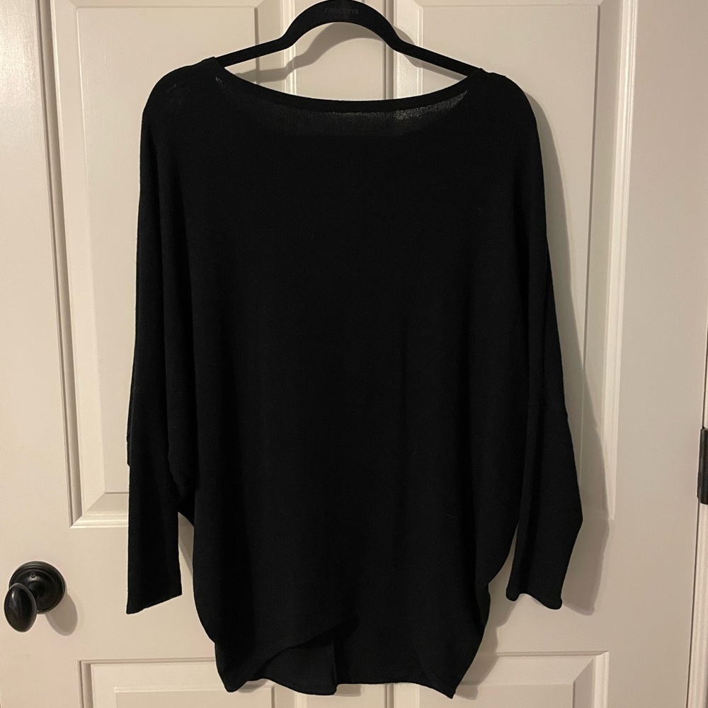 Lulus Basics black long sleeve top size small